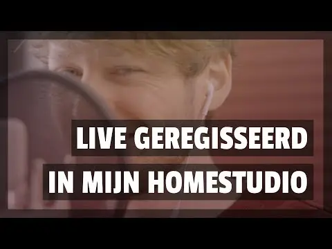 Johfrah Lefebvre: Live regie vanuit de homestudio